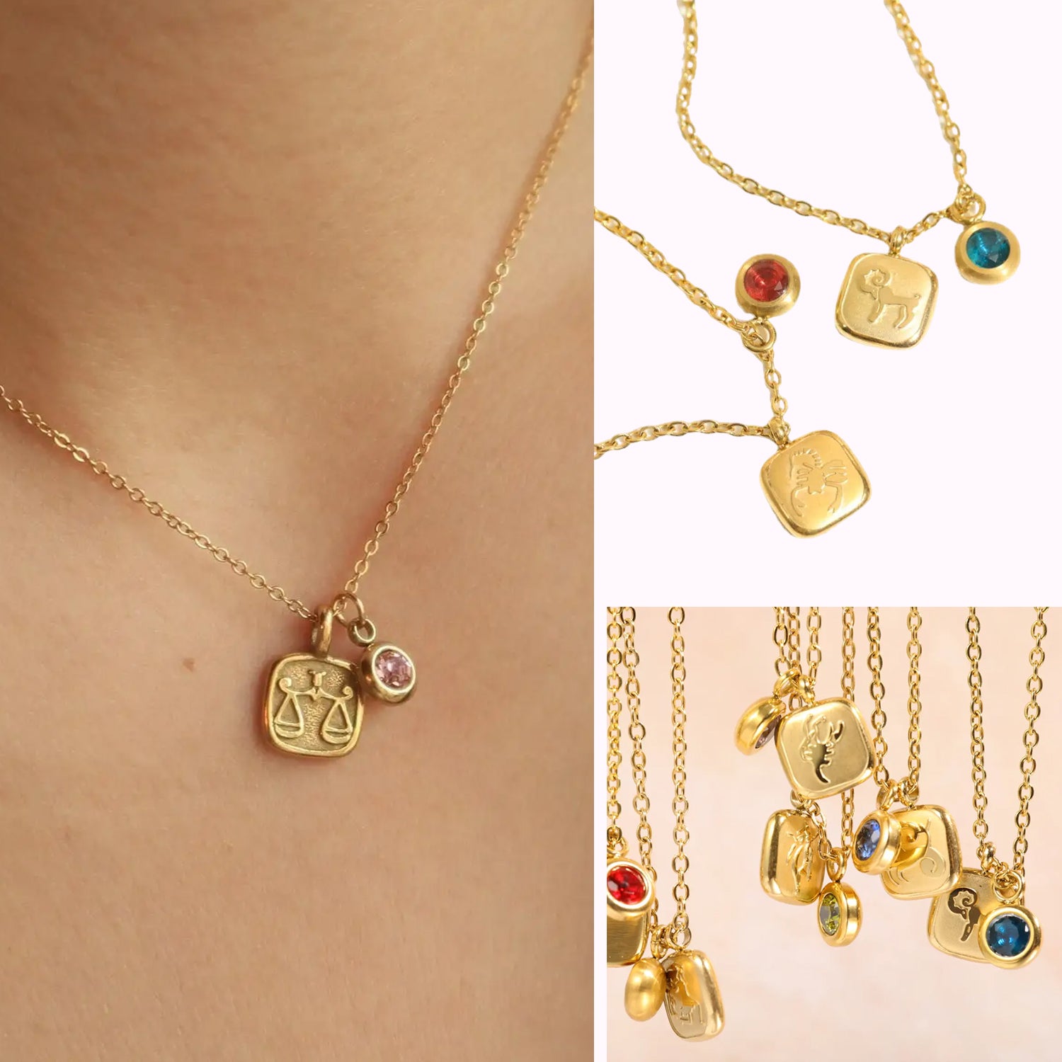 Colar COSMOS 🌌 SIGNOS ZODÍACO + cartâo GRÁTIS