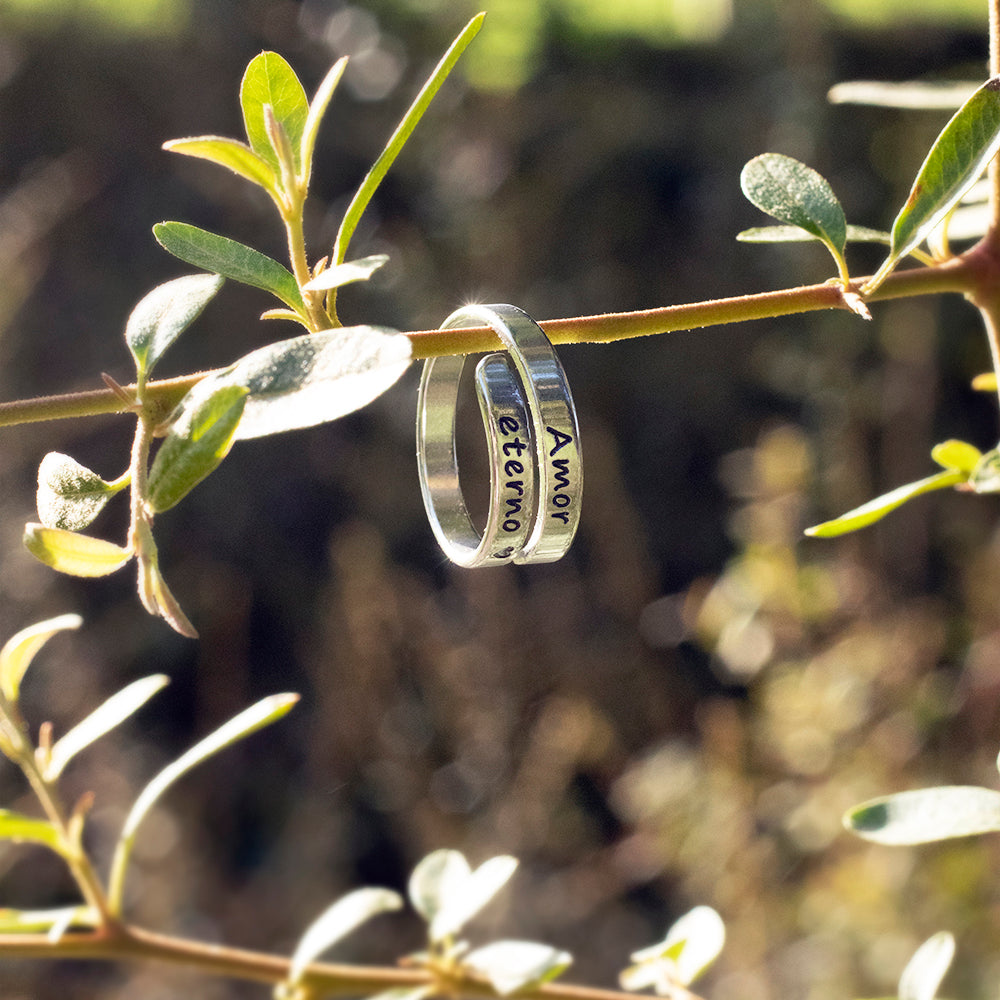 Anel "Amor eterno" + HOJE OUTRO GRÁTIS (2X1) - Tamanho ajustável